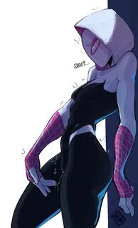 nudiedoodles, gwen stacy, spider-gwen, spider-man: into the spider-ve...