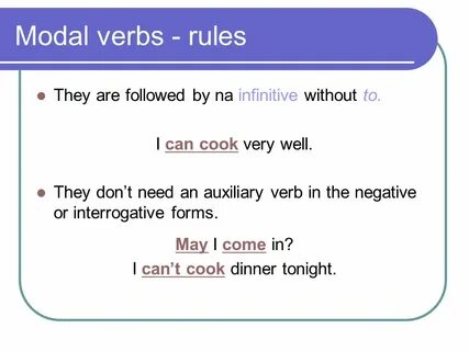 Suitable modal verb