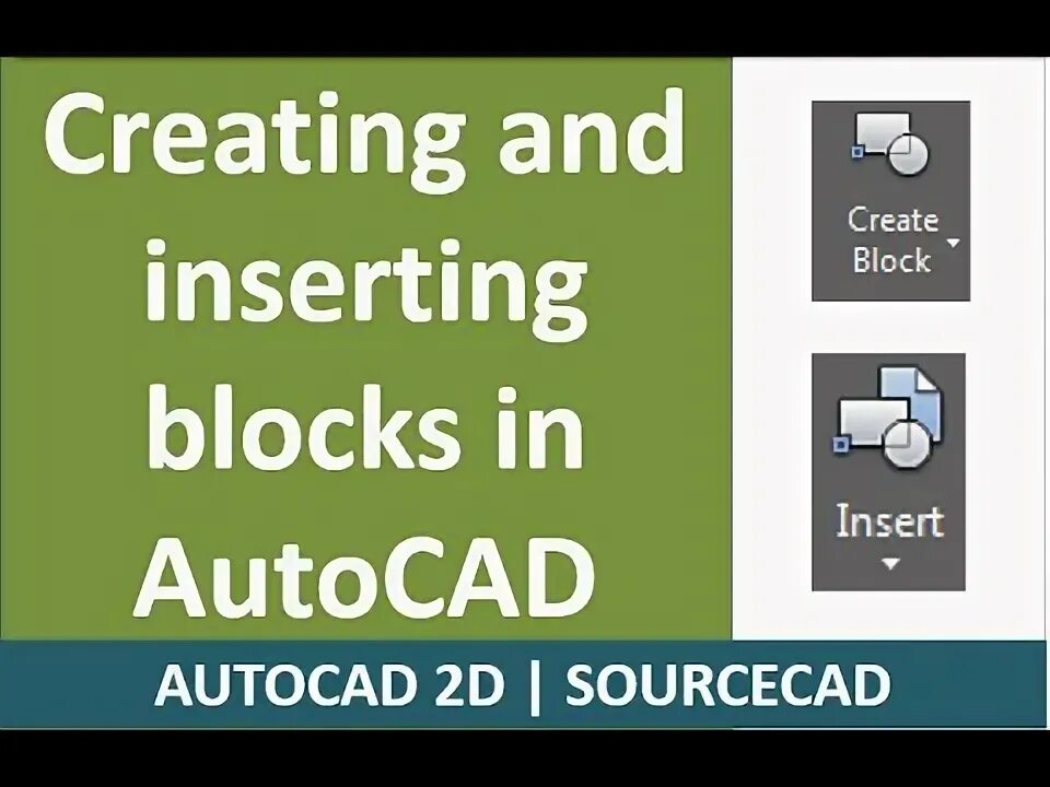 Insert block. Creating and inserting blocks.