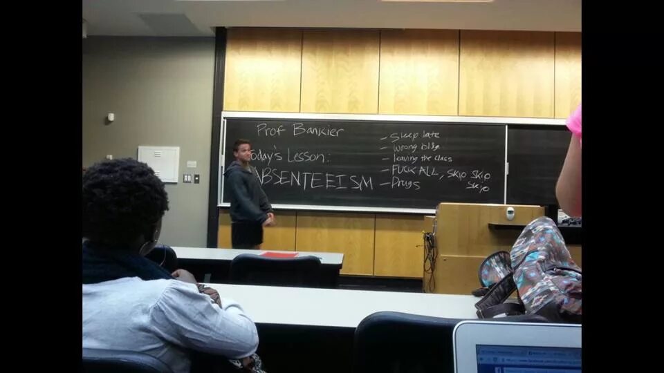 Is a lecture being given. A professor was lecturing his class one day. lecture is. professor is beautiful. professor&#039;a catch up class.