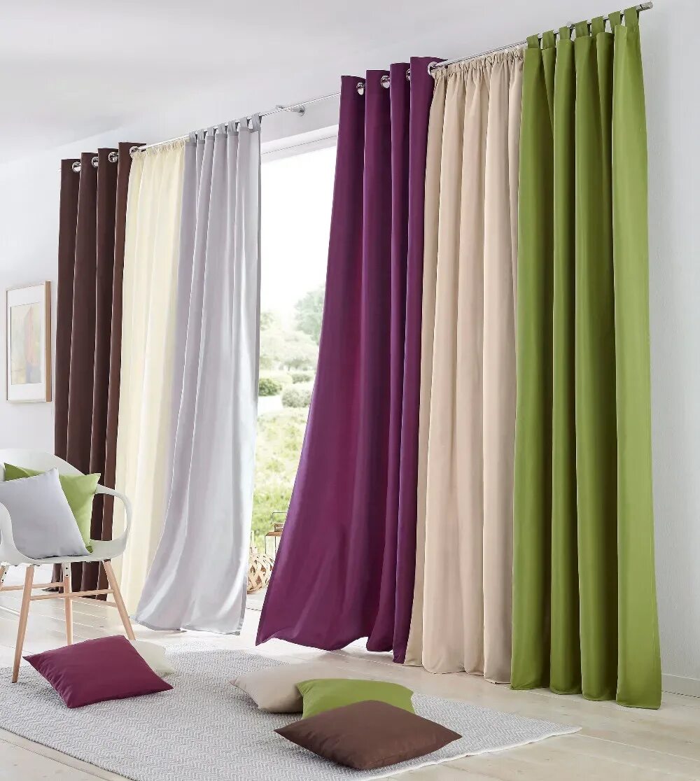 портьеры с гардинами в интерьере Home decor, Curtains, Decor