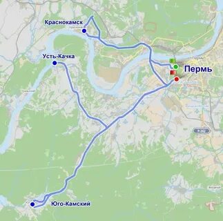 Юго камск расписания