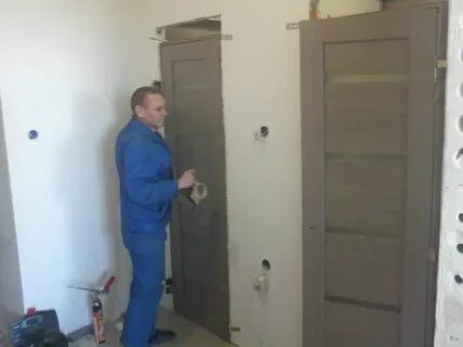 Установка межкомнатных дверей без посредника