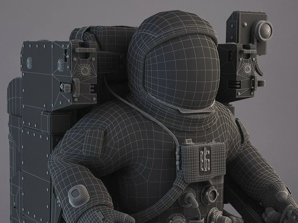 Космонавт 3д модель. Космонавт 3ds max. скафандр 3д модель. космонавт модель.