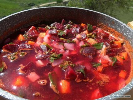 Борщ с красной капустой