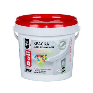 Краска акриловая белая расход