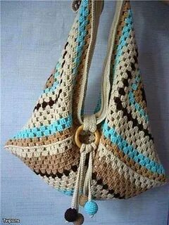 Сумки из шнура в технике зигзаг