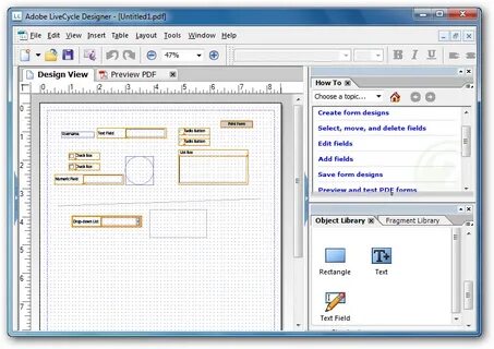 Pdf конструктор