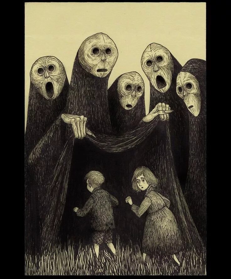 Страшные картинки друзья