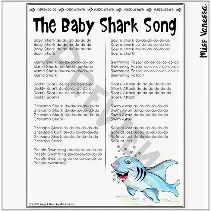 Текст песни акула позвони. Бэби Шарк песенка слова. Baby Shark текст. Baby Shark песня слова. Baby Shark Song текст.