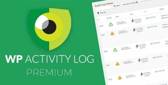 Premium log. Activity log