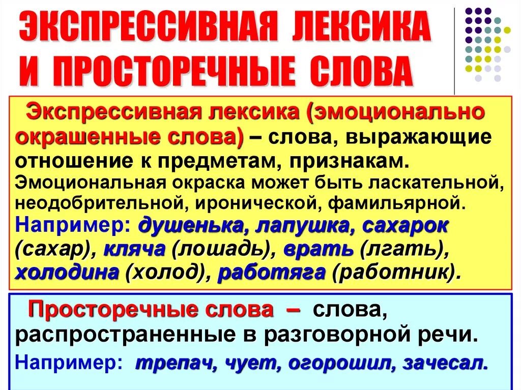 Слово высокой лексики примеры. Экспрессивно-оценочная лексика. Эмоционально-экспрессивная лексика. Экспрессивно окрашенная лексика. Экспрессивная окраска слов.