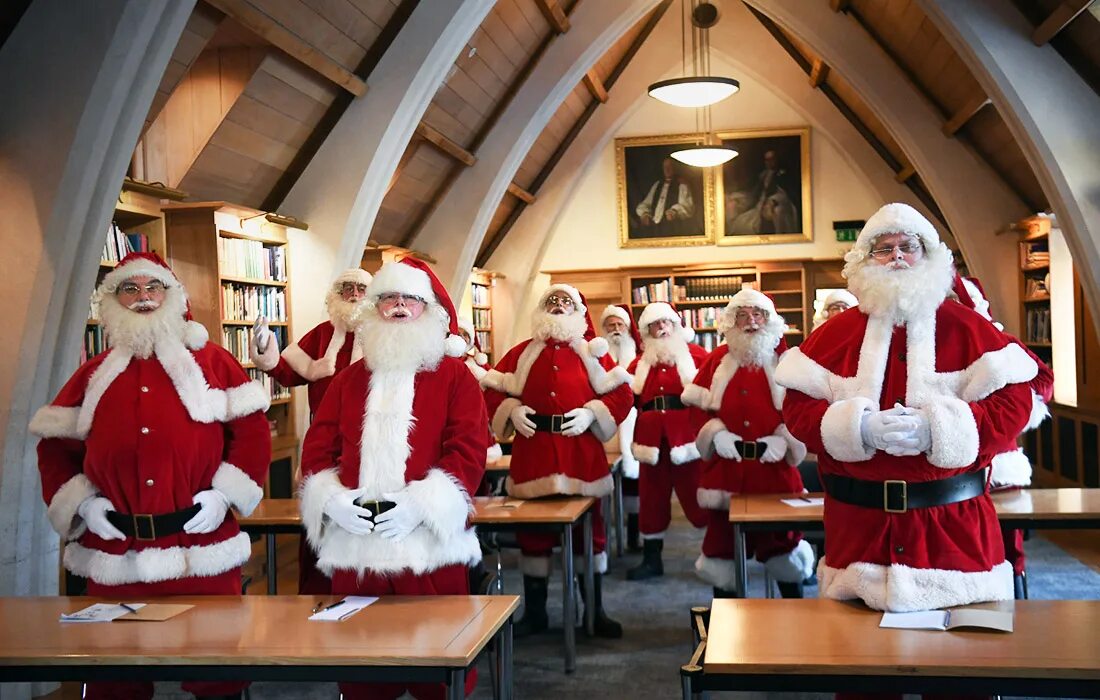 Школа Санта Клауса (Santa Clause School), США. Офис Санта Клауса. Университет для Санта Клаусов. Санта флер