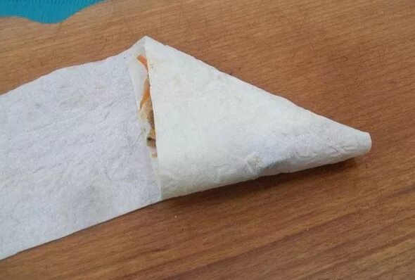 Треугольники из лаваша пошагово