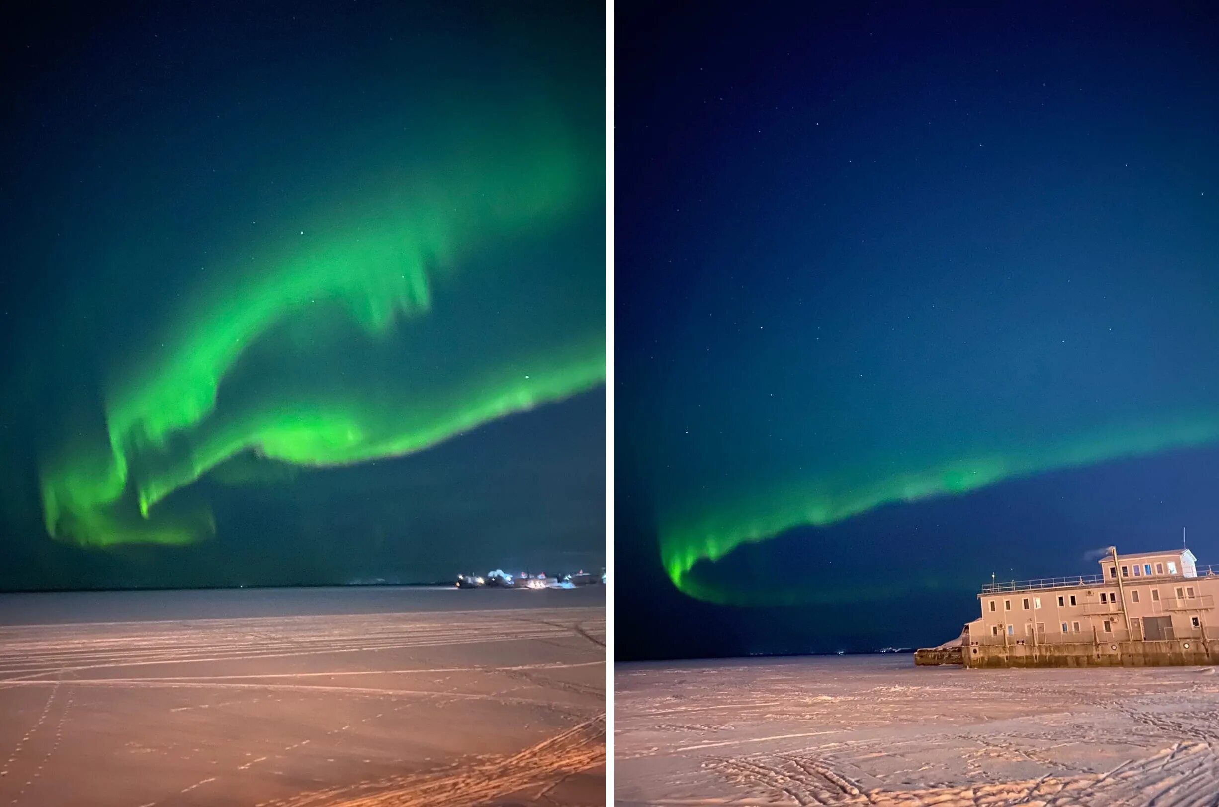 северное сияние декабрь 23