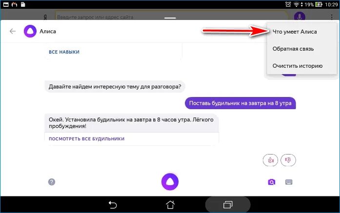Назад алиса включить. Умные голосовые помощники Алиса. Голосовые возможности Алисы.