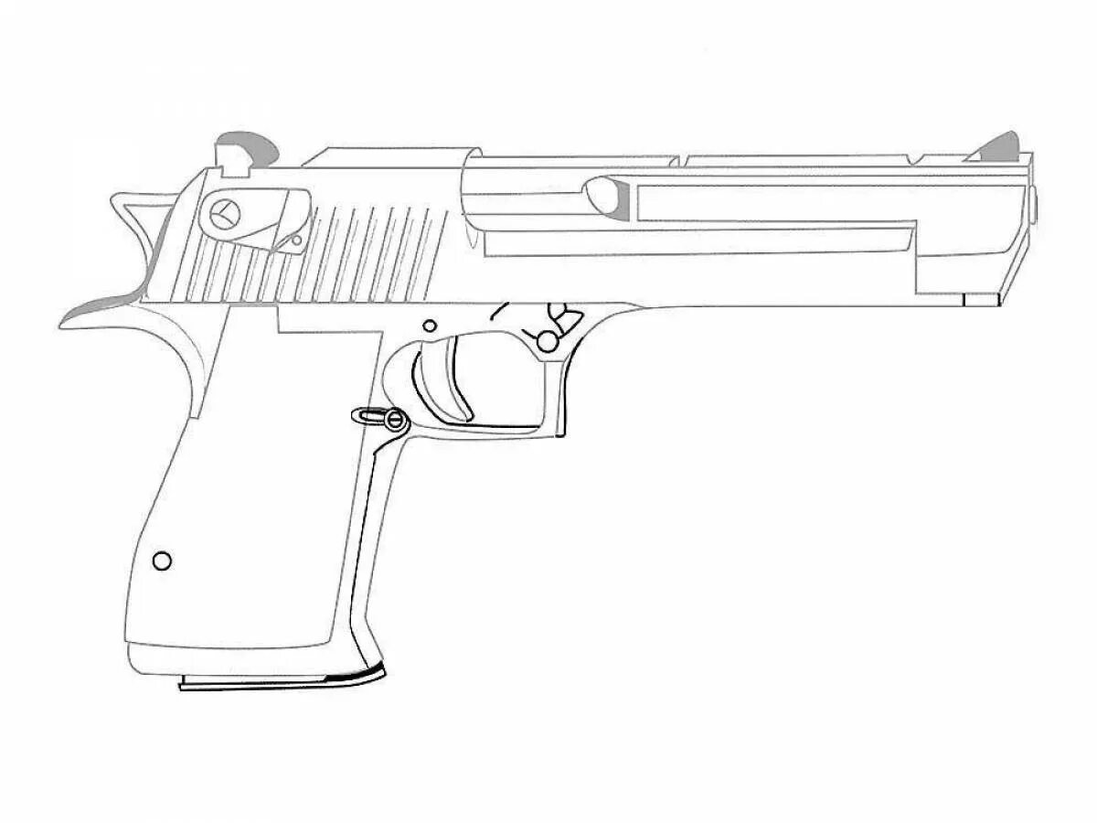 Дигл раскраска. Чертёж пистолета Desert Eagle. Чертеж пистолета Дезерт игл. Пистолеты из стандофф 2 чертежи. Раскраски пистолеты из стэндофф 2.