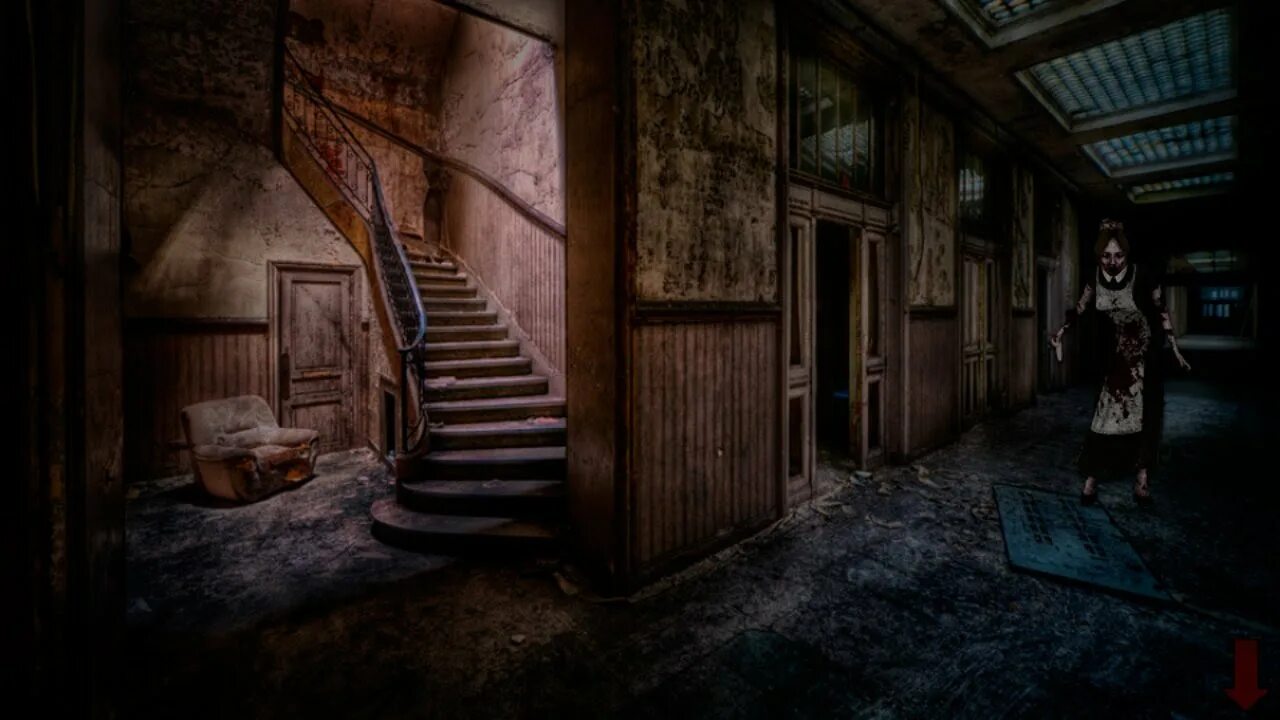 Abandoned House игра. Страшный коридор. Коридор заброшенного здания. Заброшенный дом. Игра страшная комната