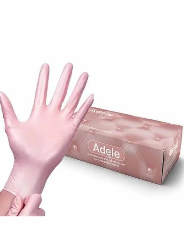 Adele перчатки нитриловые. Adele перчатки нитриловые s 50шт/уп (розовый перламутр). Перчатки нитрил розовые XS Nitril. Нитриловые перчатки Gold Adele.
