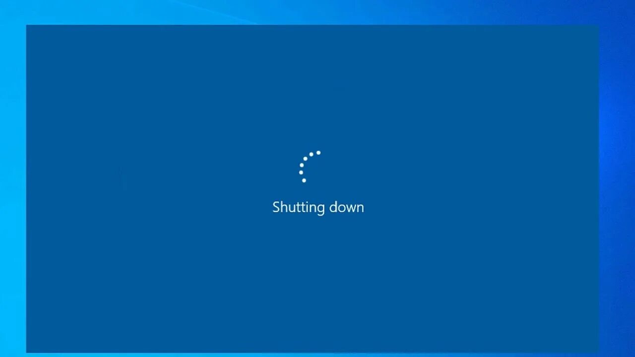 Shutdown off