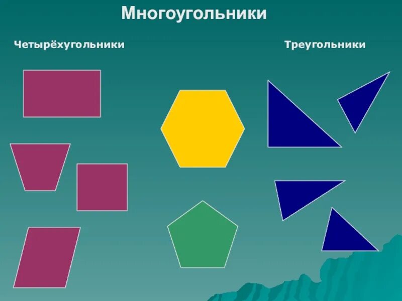 Многоугольники 10. Многоугольник. Треугольники и Четырехугольники. Фигура четырехугольник. Четырехугольник это многоугольник.
