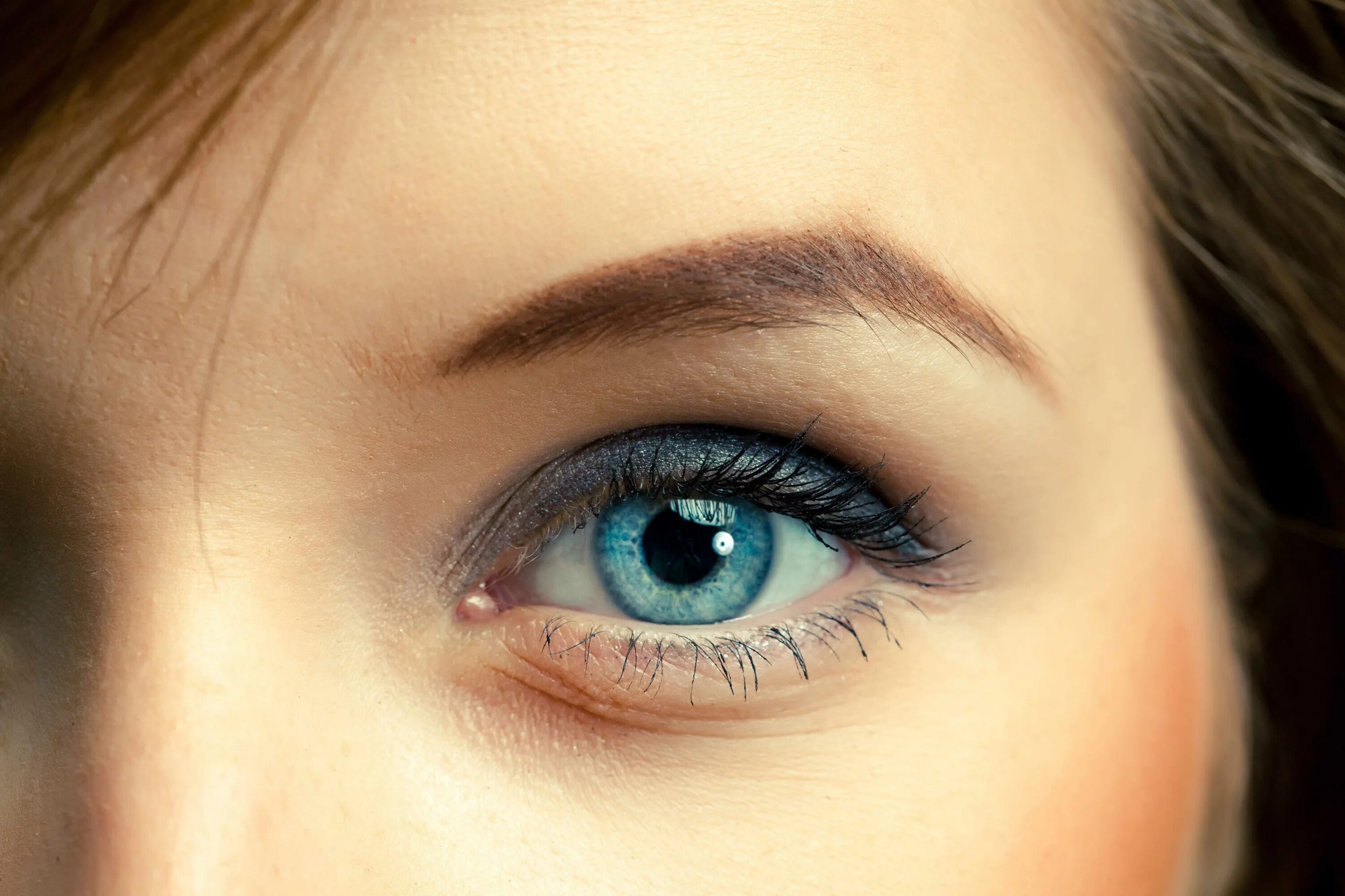 Тин глаз. Голубые глаза. Женские глаза. Синие глаза. Красивые глаза.