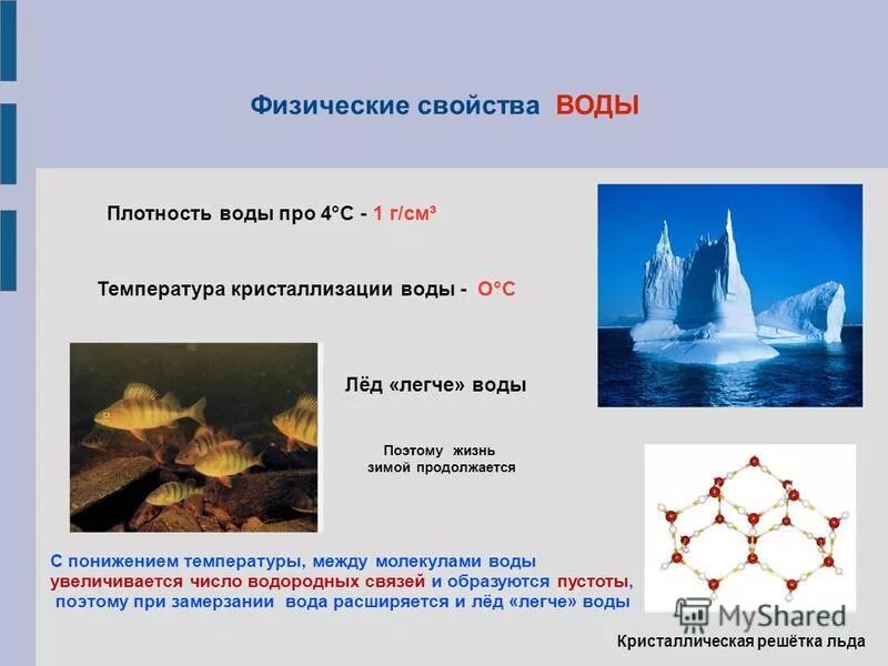 Укажите физические свойства воды. Физические свойства воды. Физические характеристики воды. Общая характеристика воды. Кристаллизация воды.