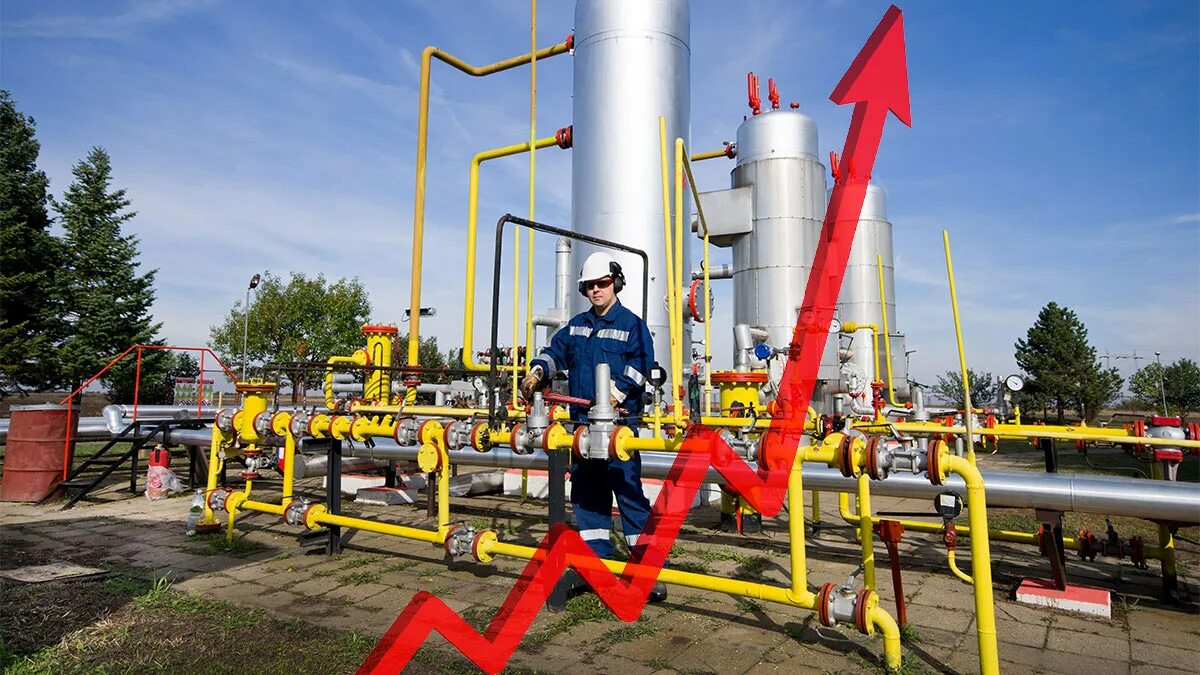 Поставка природного газа. Газовая промышленность. газ в европе. поставки газа. газовая компания.