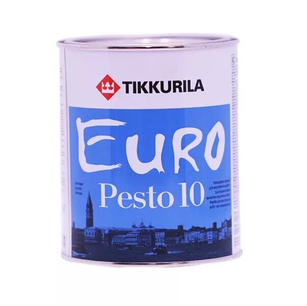 Купить краску пенза. Краска Pesto 10 Tikkurila. Тиккурила евро песто 10. Краска Тиккурила алкидная Euro. Краска Euro Pesto 30.