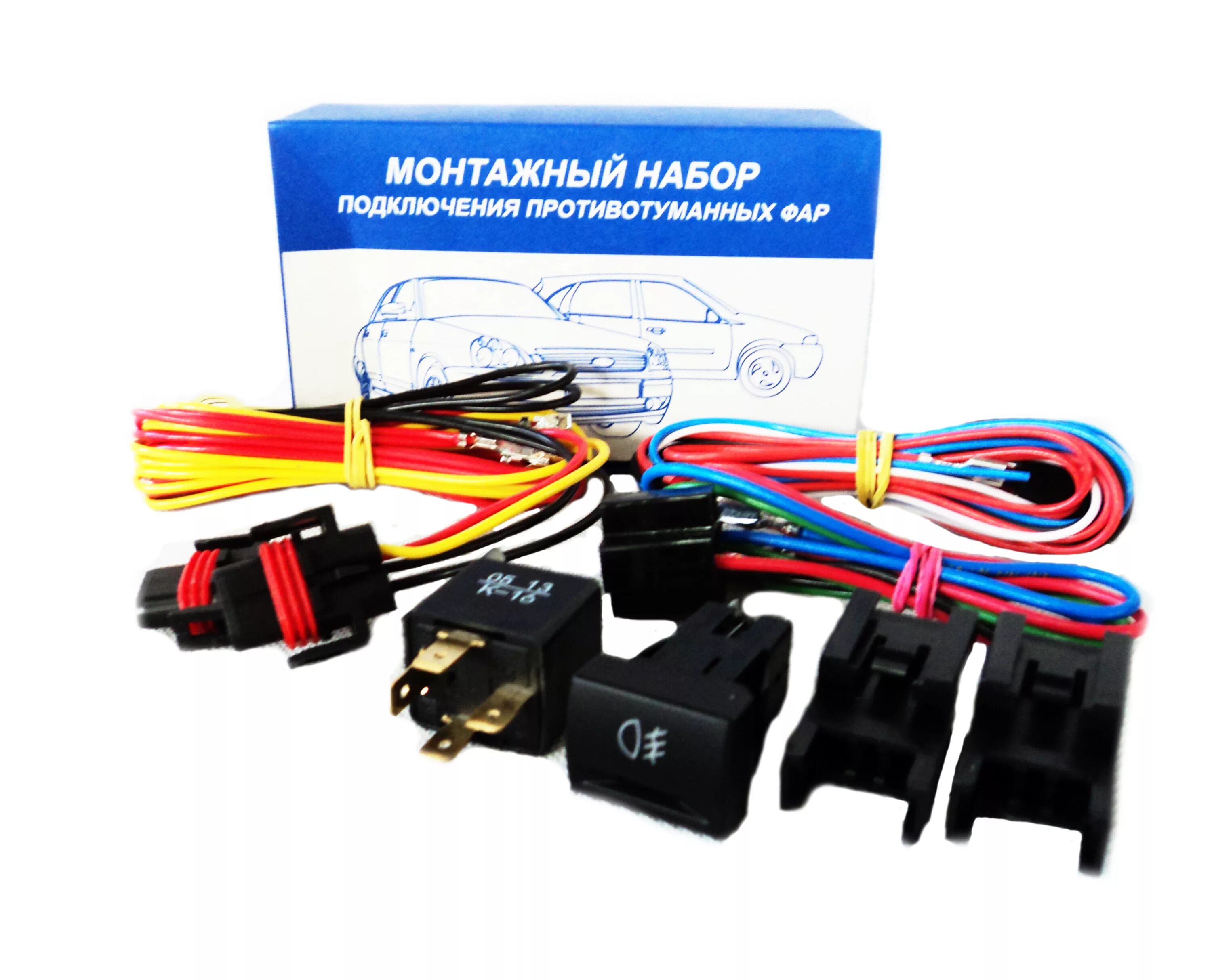 Проводка противотуманных фар ПТФ для ВАЗ 2104, 2105, 2107, код товара 4192, купи