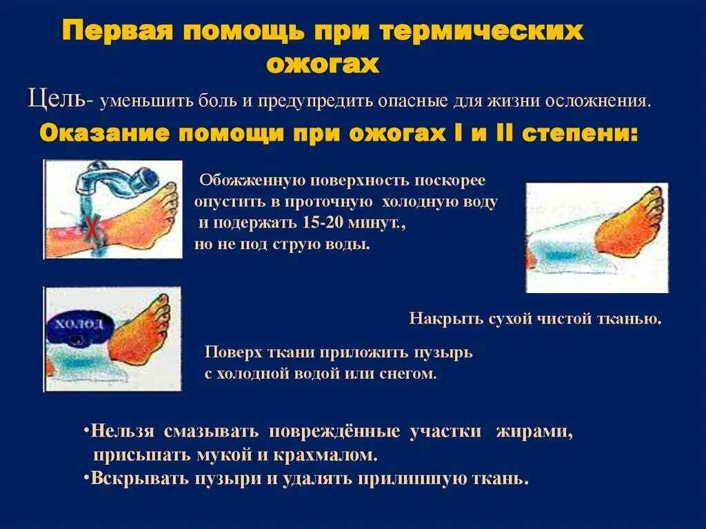 Порядок оказания первой помощи при термических ожогах второй степени. Термический ожог 1 степени первая помощь. Оказание первой помощи при термическом ожоге 1 степени. Первая доврачебная помощь при термическом ожоге 1 степени.