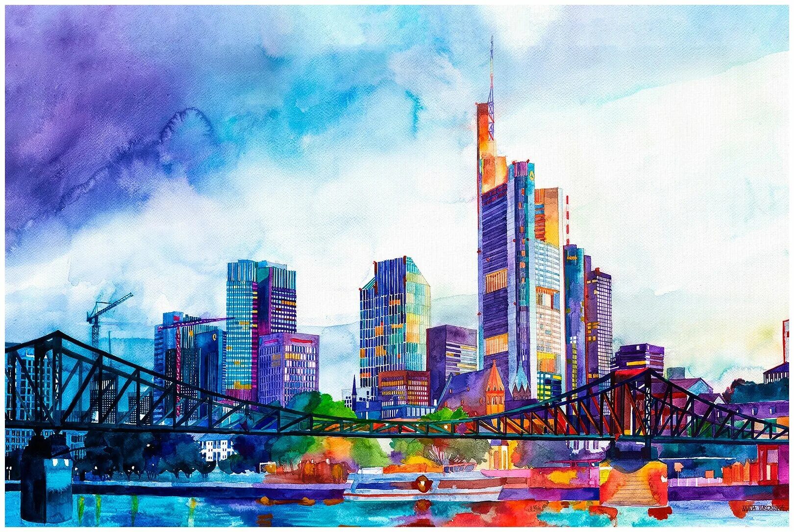 картины высоких домов. дом рисунок. мозаика нью йорке. небоскребы масло. крайслер билдинг картина.