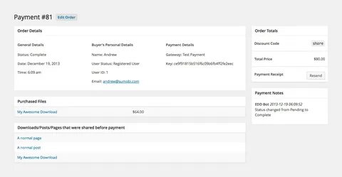 Billing info
