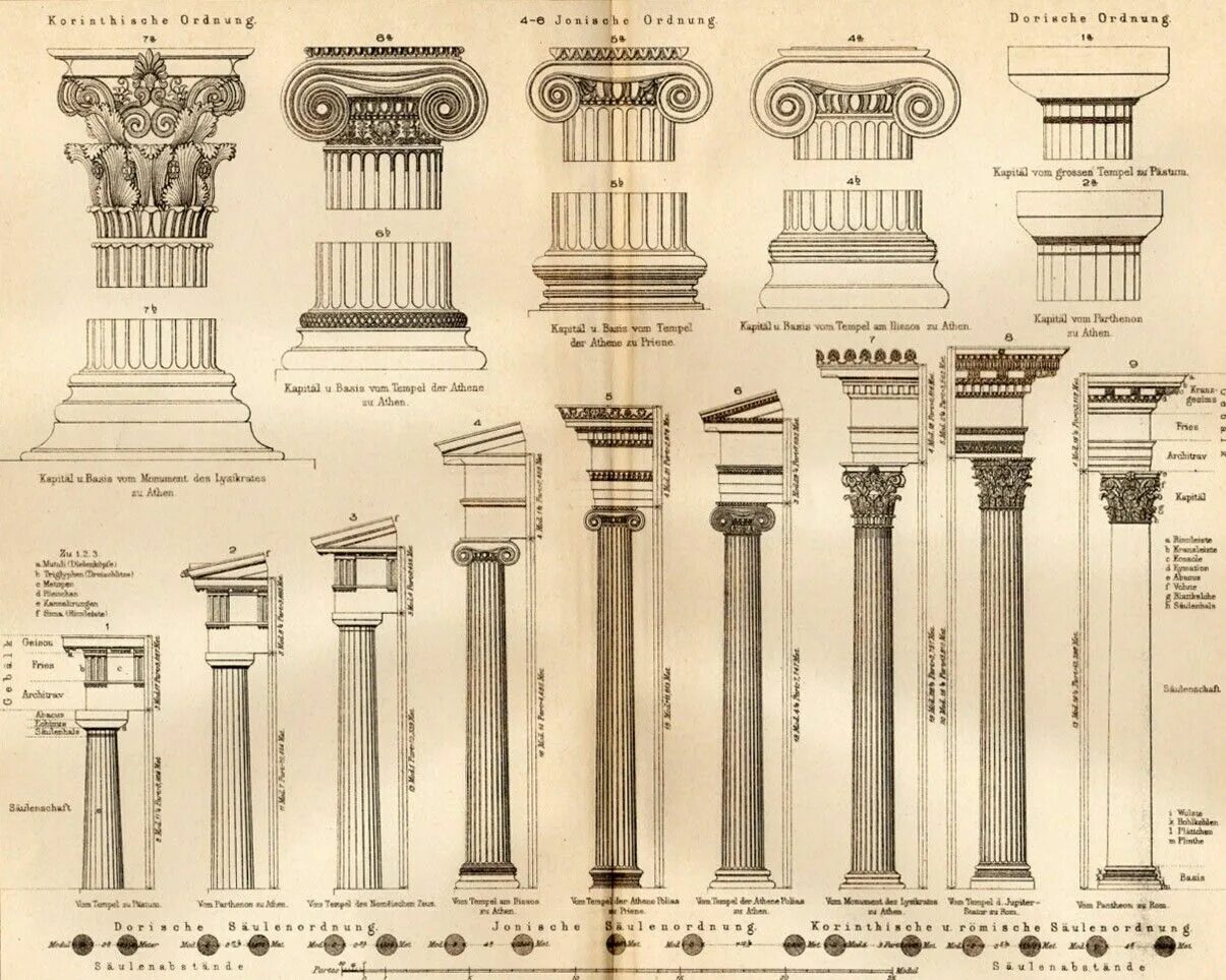 Греческие названия элементов. Дорический ионический и Коринфский ордера. Архитектурные ордера древней Греции. Ордерная система древней Греции дорический ордер. Дорический ионический Коринфский Тосканский и композитный ордера.