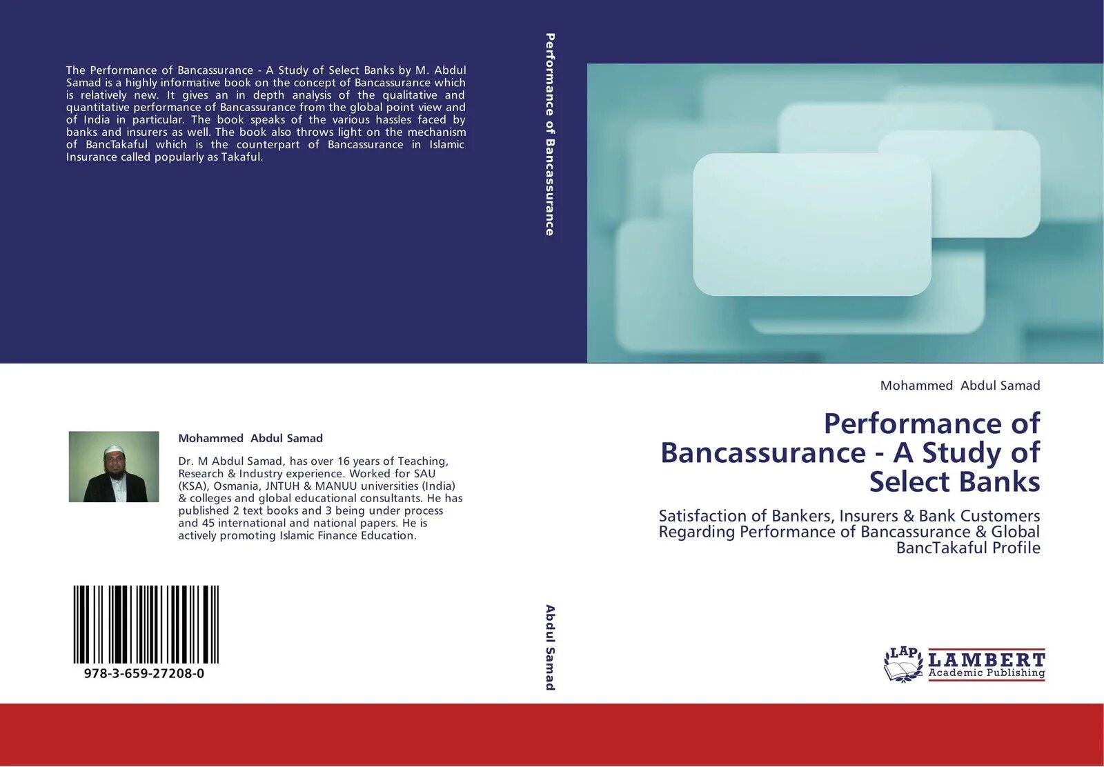 Book performance. Academic Publishing. Модель KBC Bancassurance. ISBN 978-3-8343-3423-7.