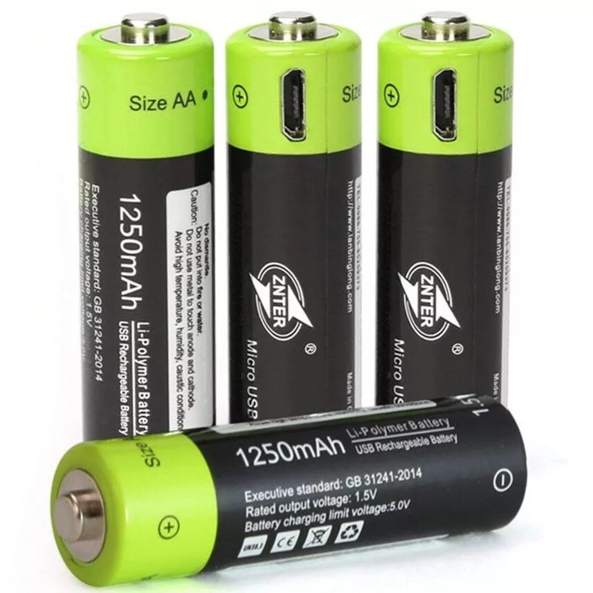 Usb аккумуляторы ааа. Аккумуляторная батарейка ZNTER AA 1.5V 1250mah перезаряжаемая USB (4шт). Перезаряжаемые батарейки АА 1.5V. ZNTER USB Rechargeable Battery. Аккумулятор ZNTER 1,5v 4000 МАЧ.