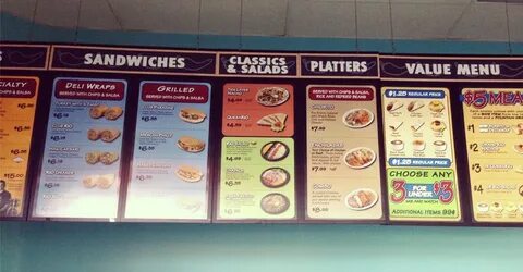 Stick menu