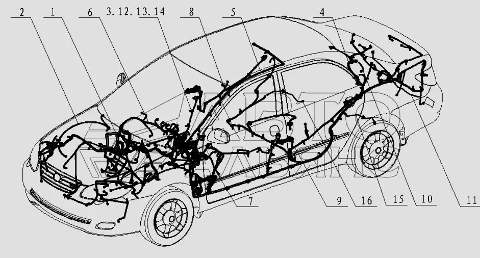 Схема проводки byd f3 Принципиальная электрическая схема Byd Flyer Другие автомобили BYD. Страница 2