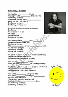 Don t worry be happy текст песни