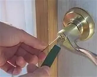 Как открыть ручку двери