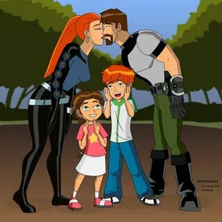 Ben and Gwen's Family, and Kiss! by jettmanas on DeviantArt Ben and gwen, Cool c