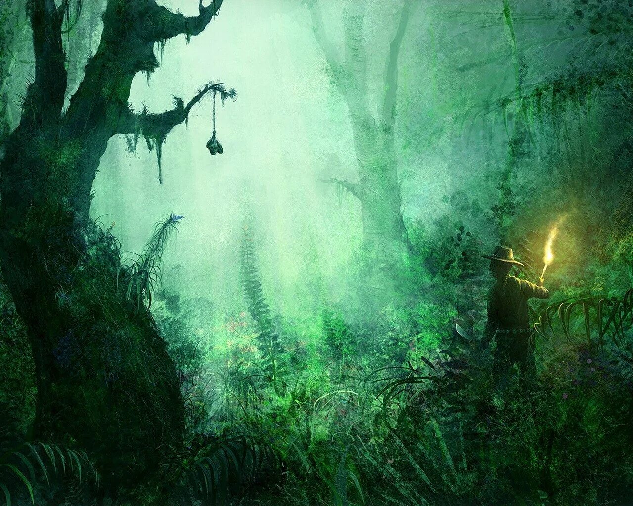 Путники медленно пробирались в глубину лесной чащи. Сказочные джунгли. Мрачные джунгли. Таинственные джунгли. Мистические джунгли.