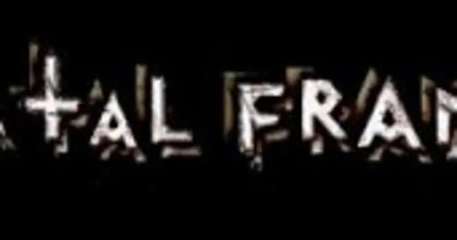 Fatal internal. Fatal frame logo. Фатал фрейм 1. Фатал фрейм 4. А фрейм логотип.