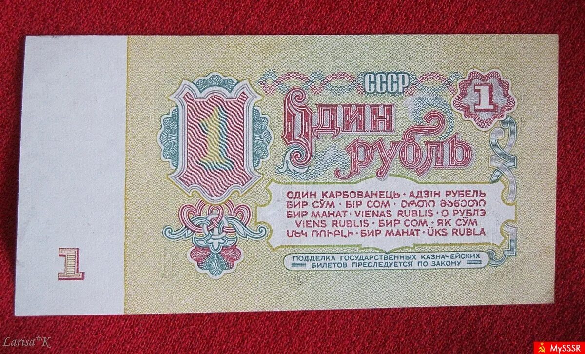 1 рубль 1961 год.