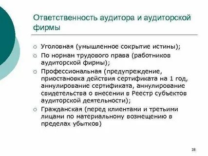 Аудиторская организация определение