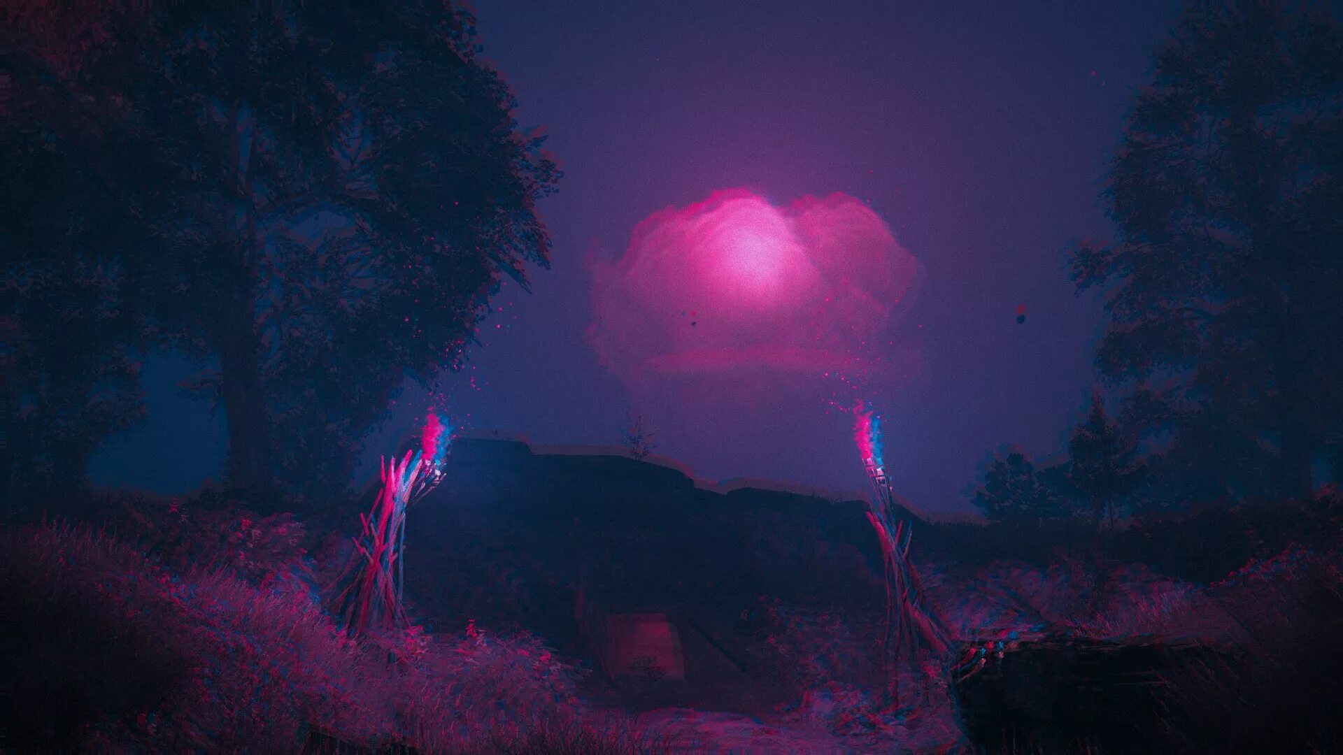 Осмотри столпы света new dawn. Far cry new dawn фон. far cry new dawn обои 1920 1080. far cry neon dawn. фар край розовый.