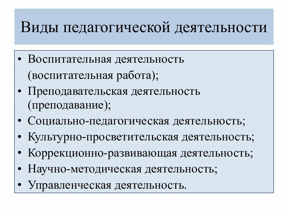 Виды педагогической деятельности. Виды педагогической работы. Аиды педагогическийдеятельность. Основные виды педагогической деятельности.