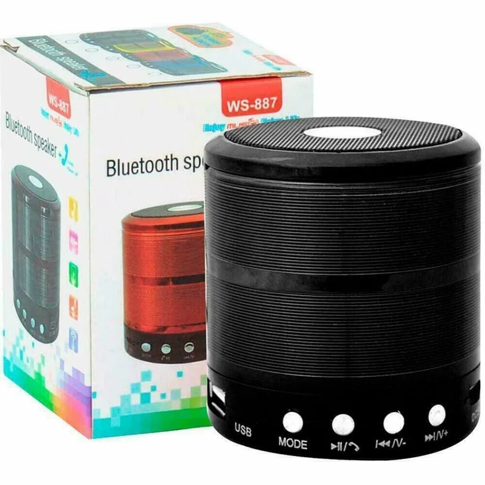 Портативная колонка mini. Колонка Mini Speaker WS-887. Портативная колонка WS 887. Wster колонка ws887 Mini Speaker. Колонка портативная Wster WS-887.