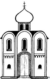 Рисунок православного храма