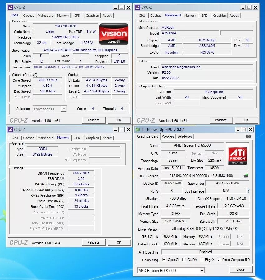 Cpu z gpu z. Cpu-z amd a8-5500. a8-3870k cpu-z. a8-3510mx cpu-z. cpu z память видеокарты.